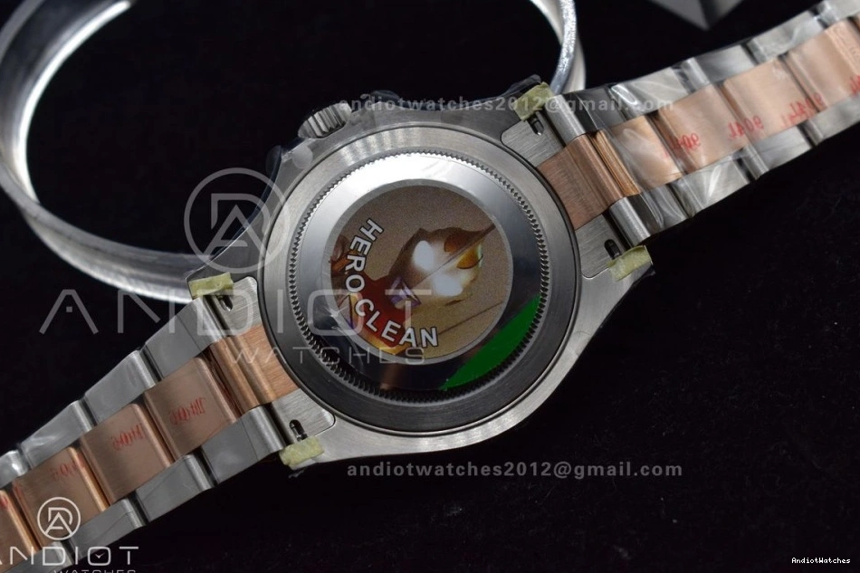 Steel VR Brown 904L Gold Best Clean On 126621 Dial Edition Yacht-Master Plated 1:1 Rose Trendy 488 Bracelet SS 0824